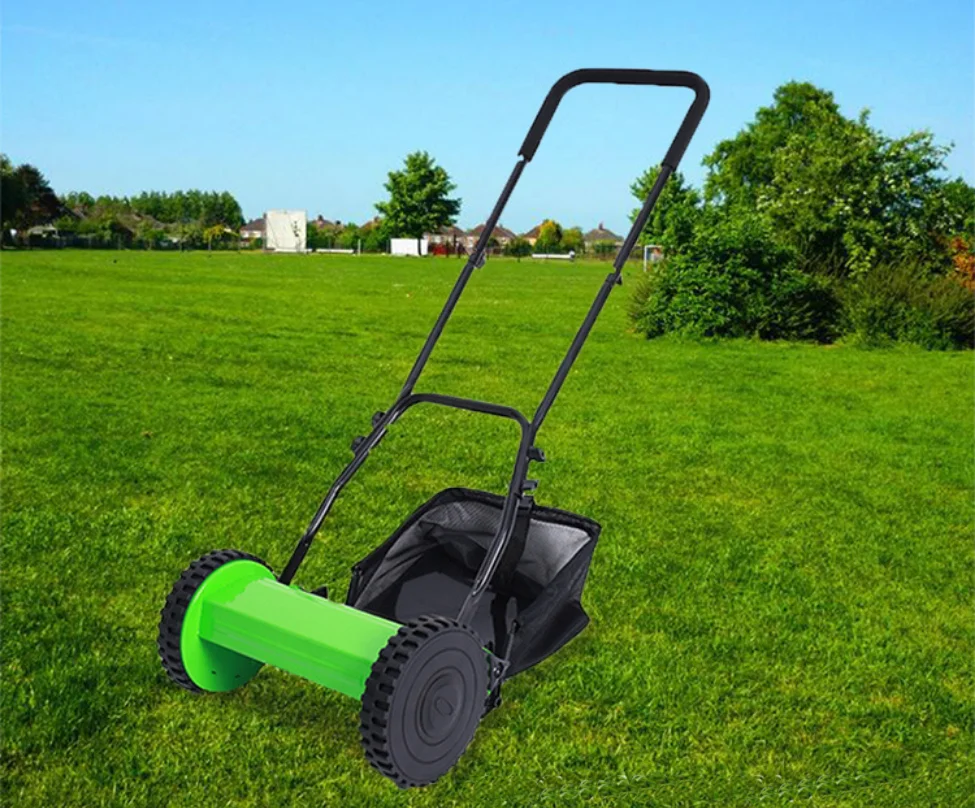 Lawn Mower Hand-Push Garden Tool Unpowered Hob-type Self-Propelled Grass Cutter for Garden Farm
Lawn Mower Hand-Push Garden Tool Unpowered Hob-type Self-Propelled Grass Cutter for Garden Farm