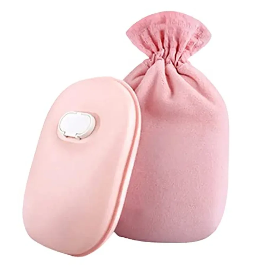 Portable Heating Pad Electric Hot Water Bag with Soft Fleece Cover, Arming Hand, Cold Feet, Relieve Menstrual Cramps or Muscle
Portable Heating Pad Electric Hot Water Bag with Soft Fleece Cover, Arming Hand, Cold Feet, Relieve Menstrual Cramps or Muscle