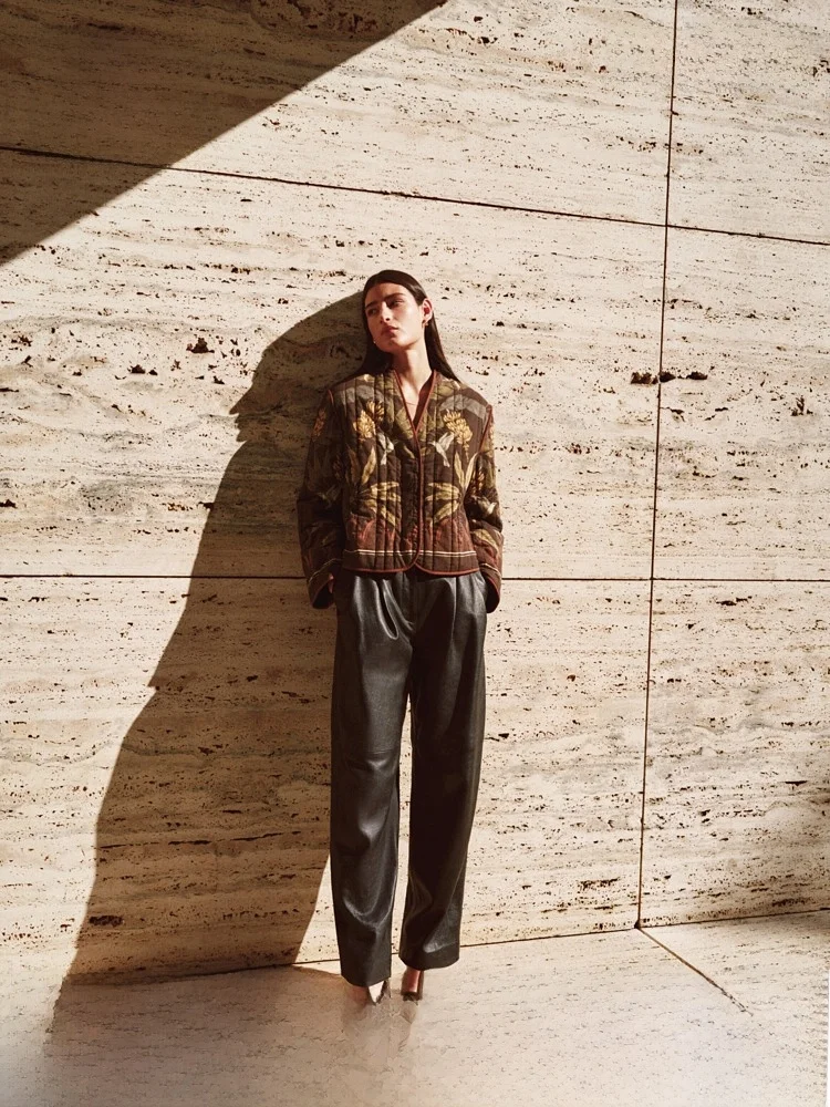 H&M Women's Short Jacket 2026 New Plant Print THERMOLITE® Baffled Jacket 100% Cotton Spring Season Fashion Ladies' Coat
H&M Women's Short Jacket 2026 New Plant Print THERMOLITE® Baffled Jacket 100% Cotton Spring Season Fashion Ladies' Coat