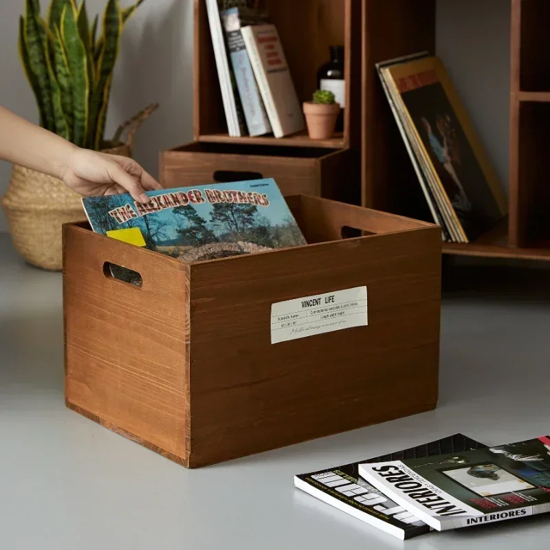 For Retro Solid Wood Vinyl Record & CD Organizer Multifunctional Sundry Storage Box Ancient Style Album Holder
For Retro Solid Wood Vinyl Record & CD Organizer Multifunctional Sundry Storage Box Ancient Style Album Holder