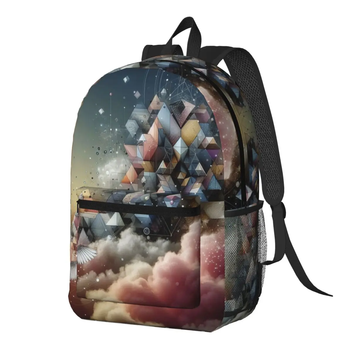 Colorful Geometric Shapes Backpack Daypack Large Capacity Kids BookBag School Bag Shoulder Bags for Men Women
Colorful Geometric Shapes Backpack Daypack Large Capacity Kids BookBag School Bag Shoulder Bags for Men Women