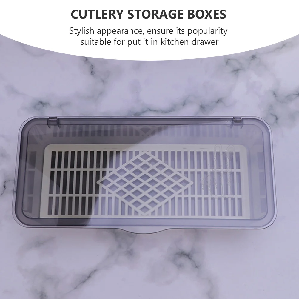 3pcs Cutlery Storage Boxes Kitchen Trays Flatware Holders Plastic Utensil Containers Tableware Case Drain Chopsticks Box
3pcs Cutlery Storage Boxes Kitchen Trays Flatware Holders Plastic Utensil Containers Tableware Case Drain Chopsticks Box