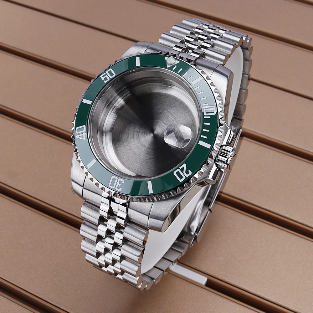 Hot Sale Silvery 40mm Watch Case Sapphire Glass For NH35 NH36 NH38 NH34 Miyota 8215 ETA 2824 Movt Waterproof Jubilee Strap Parts
Hot Sale Silvery 40mm Watch Case Sapphire Glass For NH35 NH36 NH38 NH34 Miyota 8215 ETA 2824 Movt Waterproof Jubilee Strap Parts