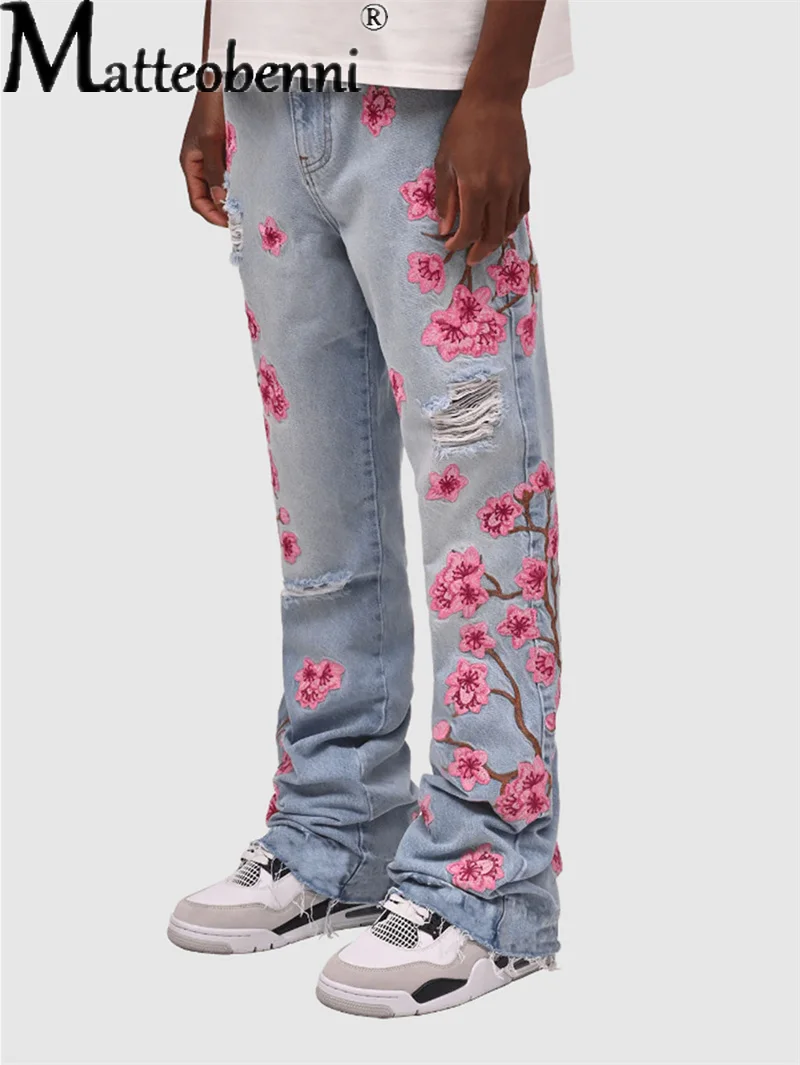Y2K модные мужские джинсы с вышивкой, классические ретро светло-голубые цвета, подходят для всех сезонов, прямые джинсы High Street 2025 
Y2K модные мужские джинсы с вышивкой, классические ретро светло-голубые цвета, подходят для всех сезонов, прямые джинсы High Street 2025