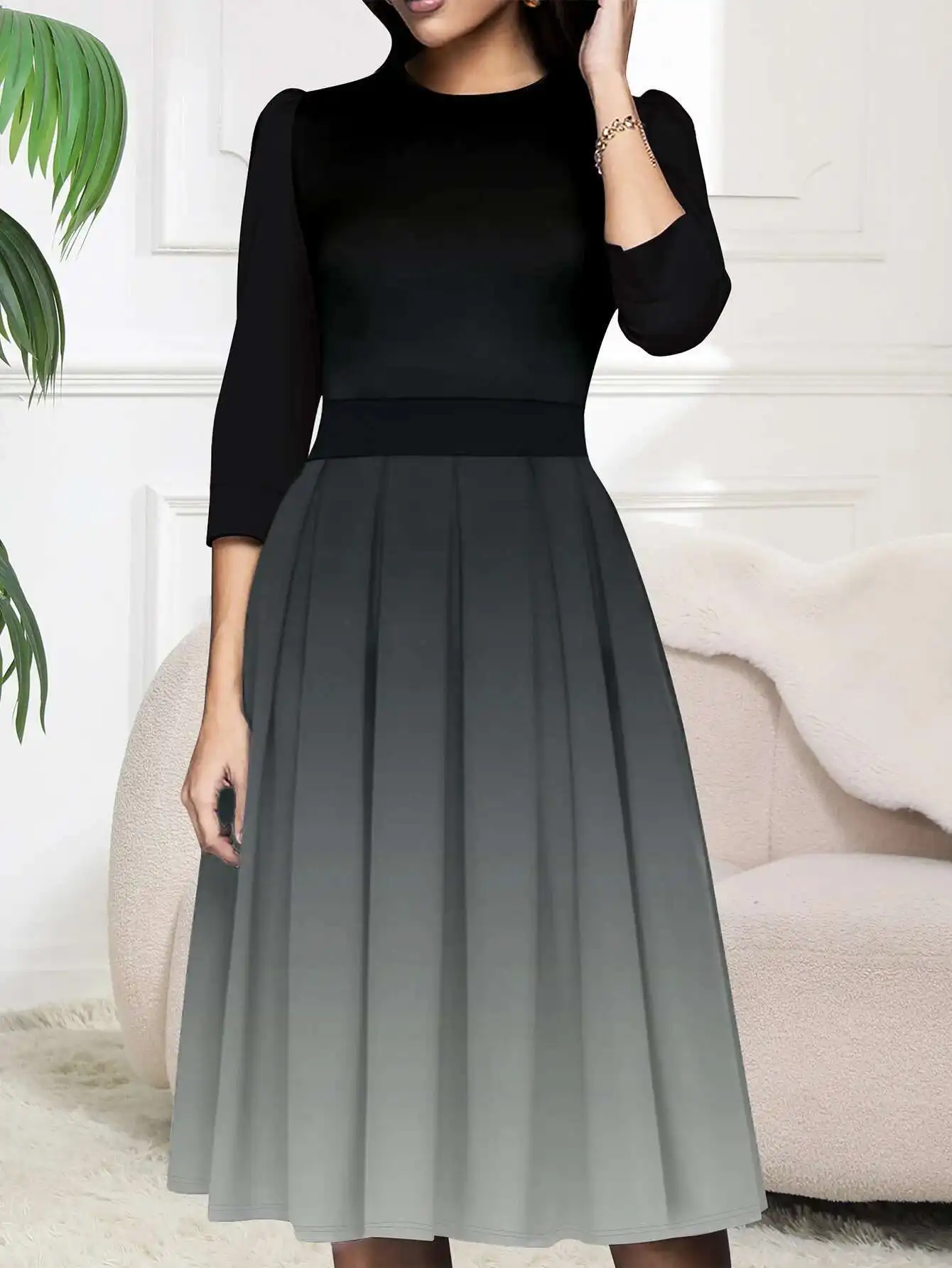 Classical Elegant Women's Dress with a Large Swing, Elegant Gradient Color, Chinese Style Dress Dress Robe Vestido Women Elegant
Classical Elegant Women's Dress with a Large Swing, Elegant Gradient Color, Chinese Style Dress Dress Robe Vestido Women Elegant