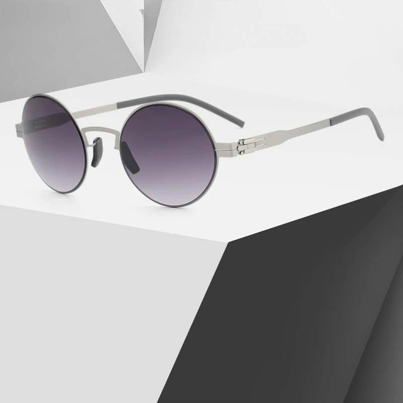 Сверхлегкие солнцезащитные очки ручной работы в стиле ретро из нержавеющей стали 2025 года, модные мужские круглые брендовые дизайнерские антибликовые очки без винтов
Сверхлегкие солнцезащитные очки ручной работы в стиле ретро из нержавеющей стали 2025 года, модные мужские круглые брендовые дизайнерские антибликовые очки без винтов