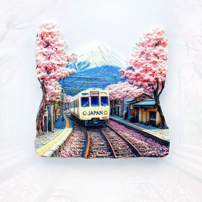 Japan Train Fridge Magnet - Iconic 3D Fuji & Sakura Souvenir Unique Japanese Landscape Gift for Travel & Zen Home Decor
Japan Train Fridge Magnet - Iconic 3D Fuji & Sakura Souvenir Unique Japanese Landscape Gift for Travel & Zen Home Decor