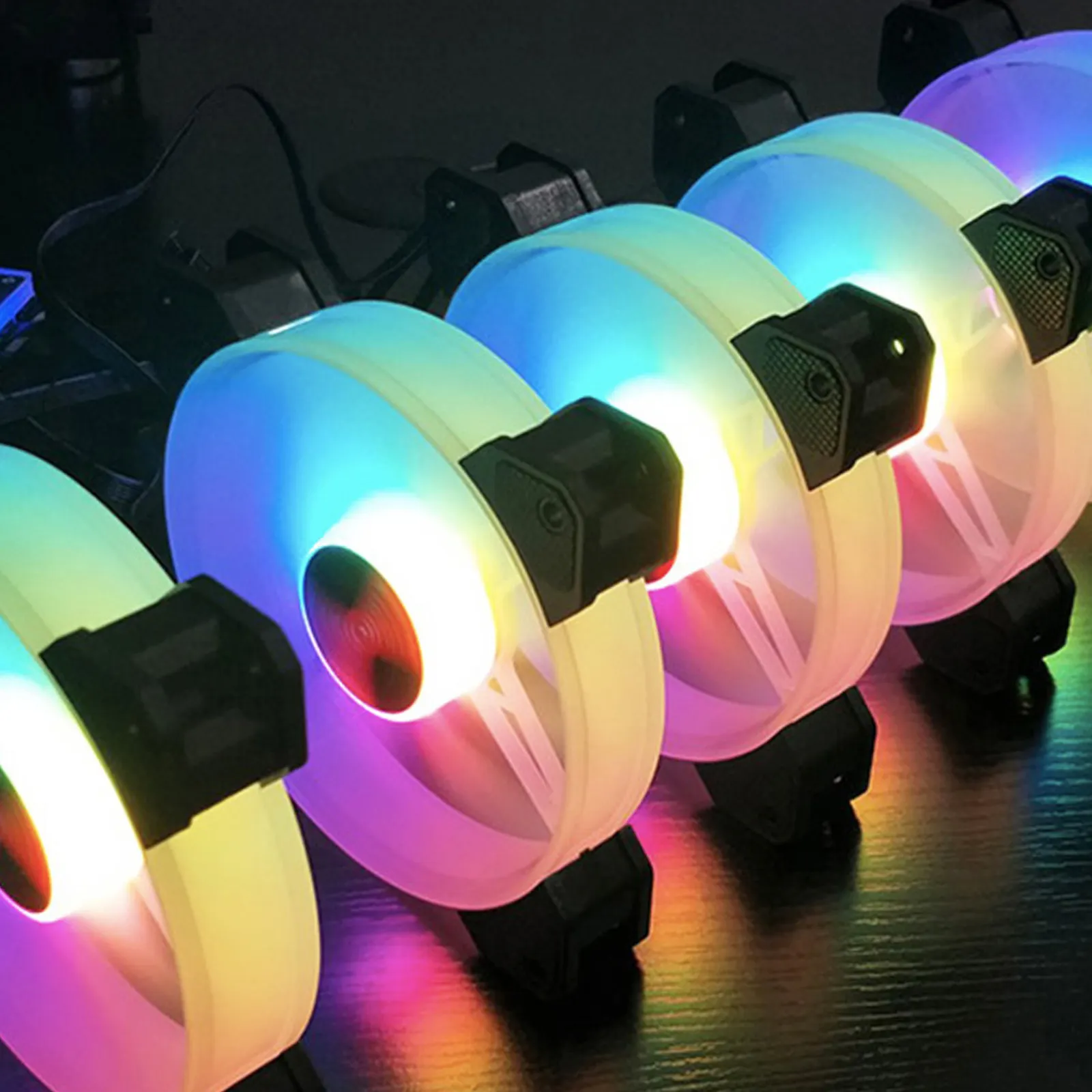 6pcs 120Mm Rgb Pc Cooling Quiet Computer Case Fan 37.8Cfm 0-1400Rpm Hydraulic Bearing Led Light Decorative Cooler For Gaming Pc
6pcs 120Mm Rgb Pc Cooling Quiet Computer Case Fan 37.8Cfm 0-1400Rpm Hydraulic Bearing Led Light Decorative Cooler For Gaming Pc