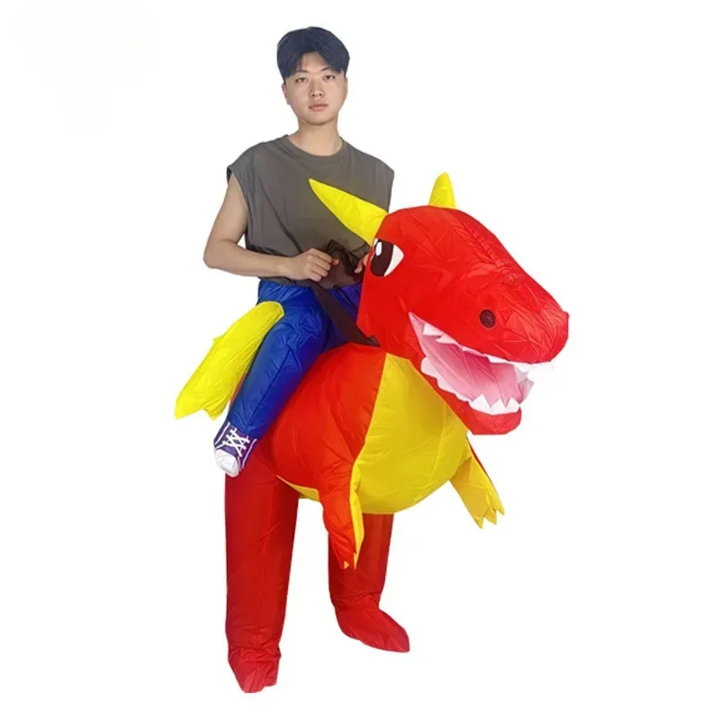 Red Inflatable Dinosaur Costume Pterodactyl Suit for Halloween Sports Event Performance Riding Dinosaur Outfit Party Costume
Red Inflatable Dinosaur Costume Pterodactyl Suit for Halloween Sports Event Performance Riding Dinosaur Outfit Party Costume