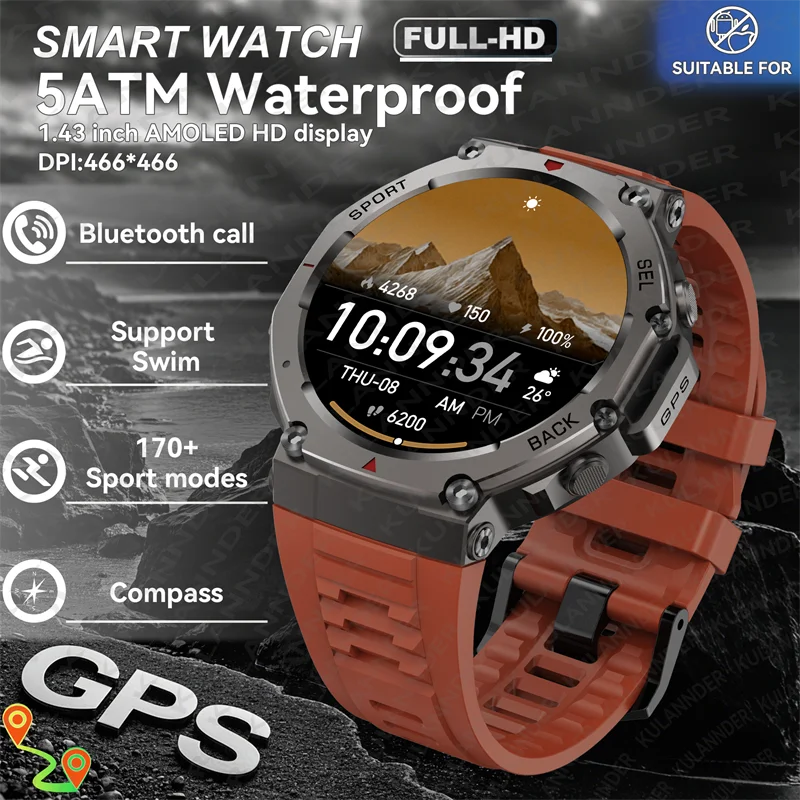 For Xiaomi T-Rex 3 GPS Smart Watch 10ATM Waterproof Built-in Dual-band GNSS Compass Military Sport Swim Smartwatch Men 2025 New
For Xiaomi T-Rex 3 GPS Smart Watch 10ATM Waterproof Built-in Dual-band GNSS Compass Military Sport Swim Smartwatch Men 2025 New