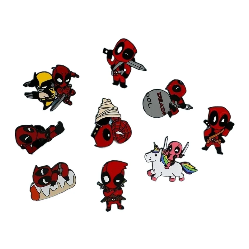 Marvel Badge Creative Movie Character Deadpool Wolverine Metal Badges Brooch Decoration Alloy Badge Pin Accessories Clothing DIY 
Marvel Badge Creative Movie Character Deadpool Wolverine Metal Badges Brooch Decoration Alloy Badge Pin Accessories Clothing DIY