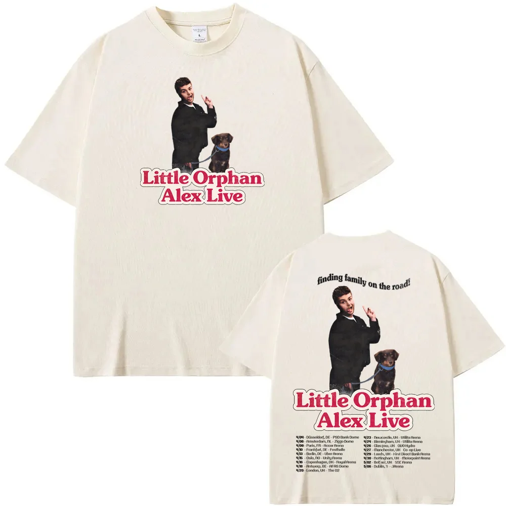 Alex Warren-2026 Европейская футболка Arena Tour, новые летние футболки высокого качества в корейском стиле, винтажные удобные футболки из 100% хлопка
Alex Warren-2026 Европейская футболка Arena Tour, новые летние футболки высокого качества в корейском стиле, винтажные удобные футболки из 100% хлопка