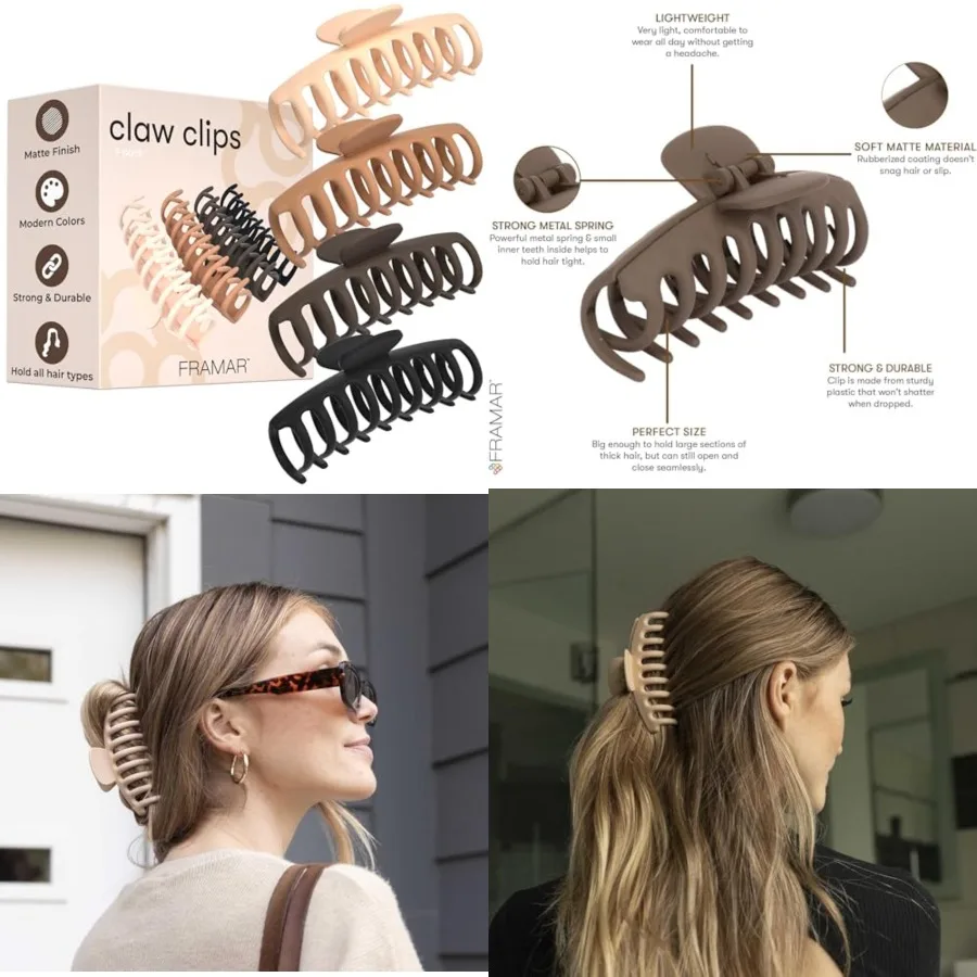 Extra Large Claw Clips For Thick Hair Hair Claws Pack, Large Hair Clips For Thick Hair, Claw Clip Pack, Hairclips, Hairclips. F
Extra Large Claw Clips For Thick Hair Hair Claws Pack, Large Hair Clips For Thick Hair, Claw Clip Pack, Hairclips, Hairclips. F