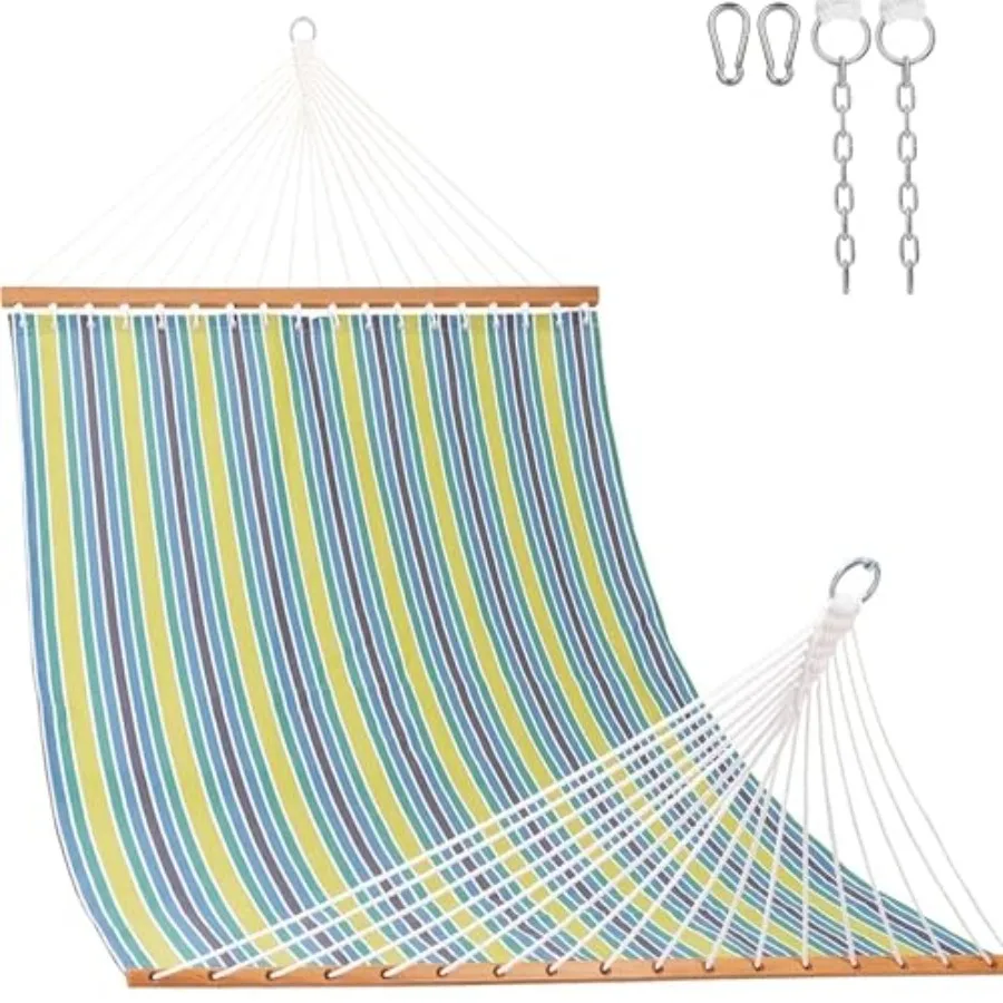 Outdoor double hammock with spreader bar for patio, poolside, backyard, beach; quick-dry textilene fabric in gray; 450 lbs capa
Outdoor double hammock with spreader bar for patio, poolside, backyard, beach; quick-dry textilene fabric in gray; 450 lbs capa
