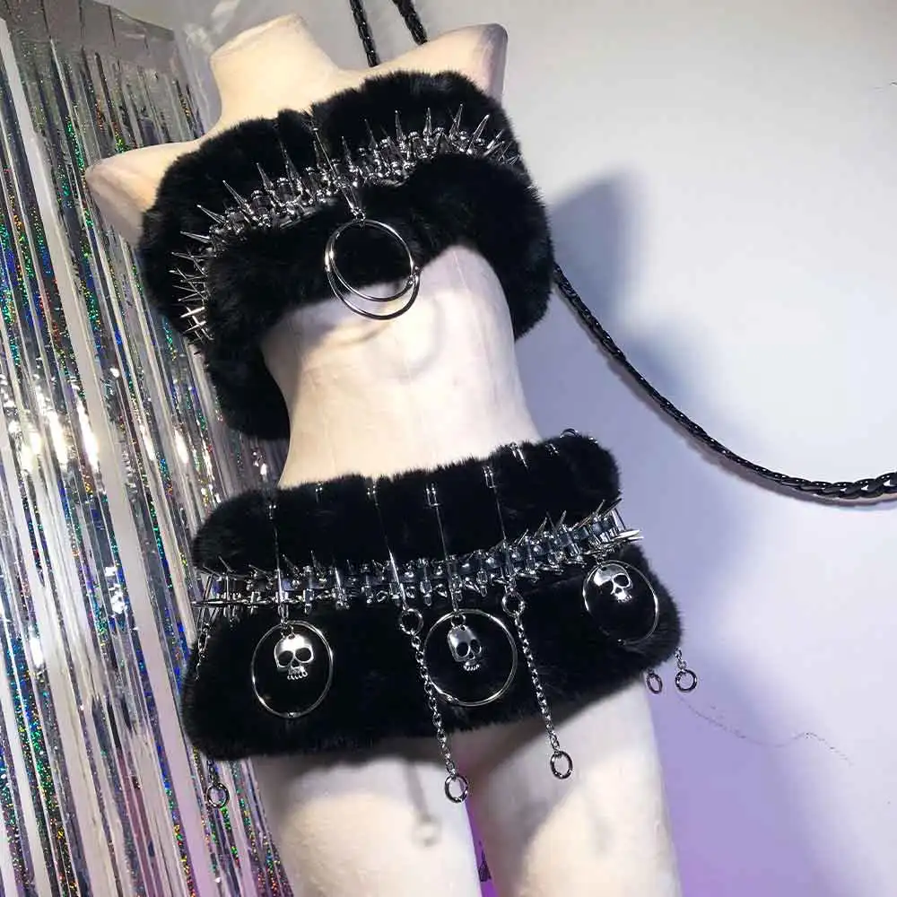 Street Wear Grunge O-ring E-Girls Teen Punk Rock Studded 90s Y2K Faux Fu TOPS Harajuku Goth Kawaii DIY Hand Made Gothic Eco Emo
Street Wear Grunge O-ring E-Girls Teen Punk Rock Studded 90s Y2K Faux Fu TOPS Harajuku Goth Kawaii DIY Hand Made Gothic Eco Emo