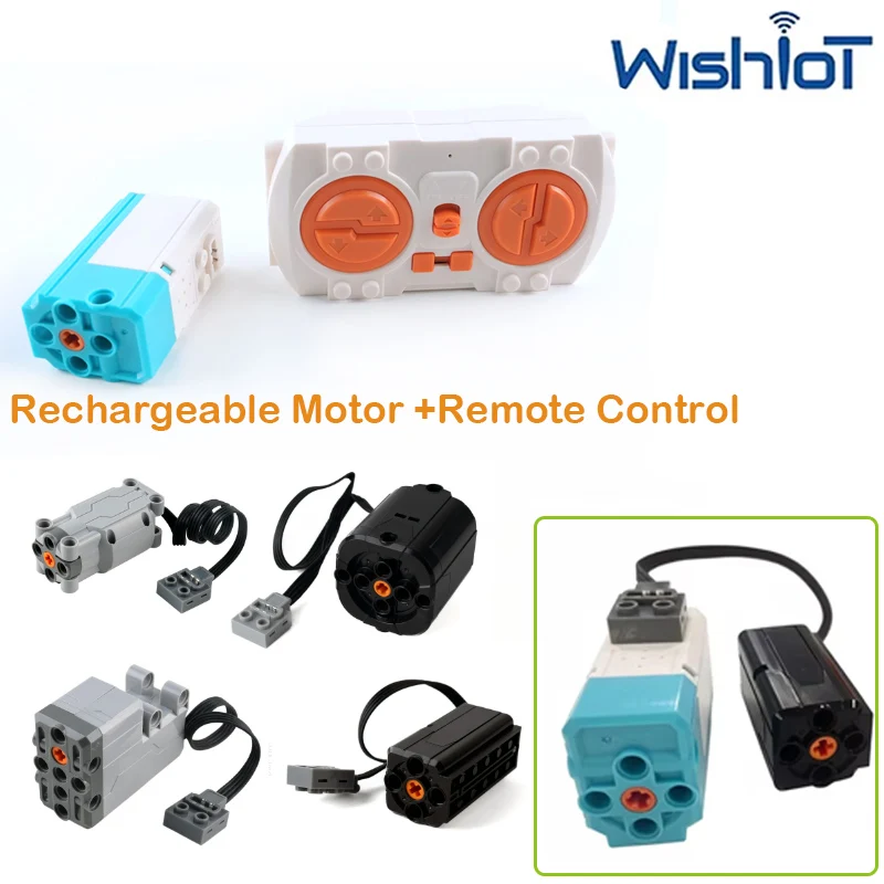 Rechargeable Motor +Remote Control Technology Building Blocks Parts M/L/XL/Servo Motor Assembly MOC Bricks DIY Toys Accessories
Rechargeable Motor +Remote Control Technology Building Blocks Parts M/L/XL/Servo Motor Assembly MOC Bricks DIY Toys Accessories