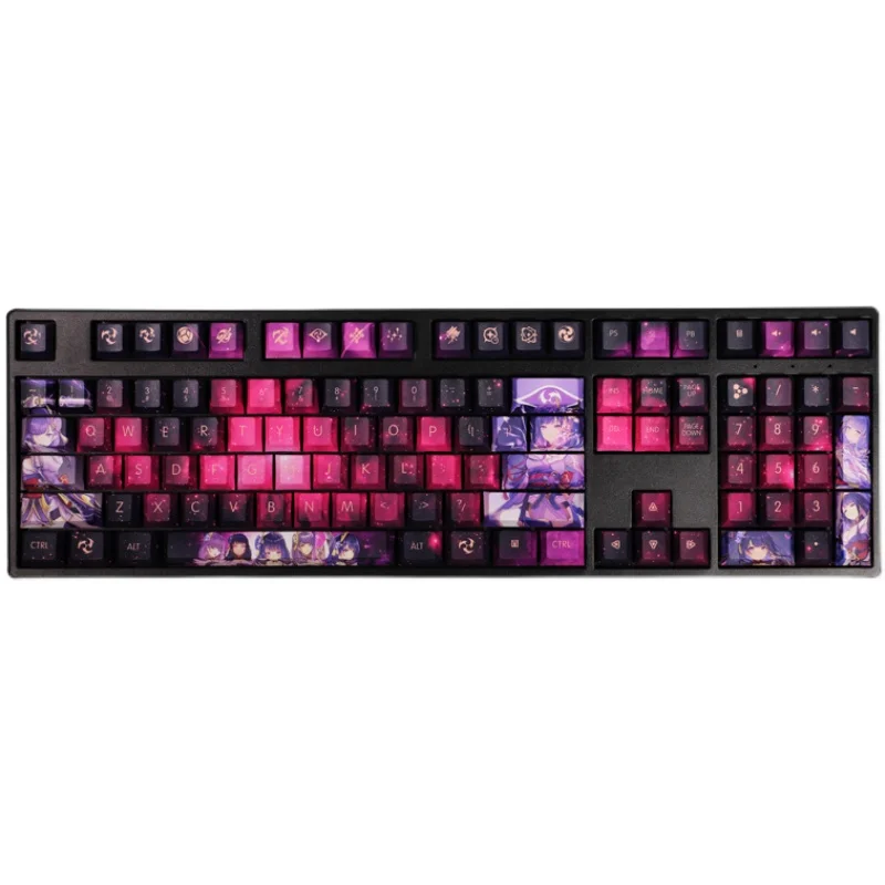 108 Keys Anime Keycaps Genshin Thunder General Keycaps PBT DYE Sublimation For MX Gateron Switch Gaming Mechanical Keyboard
108 Keys Anime Keycaps Genshin Thunder General Keycaps PBT DYE Sublimation For MX Gateron Switch Gaming Mechanical Keyboard
