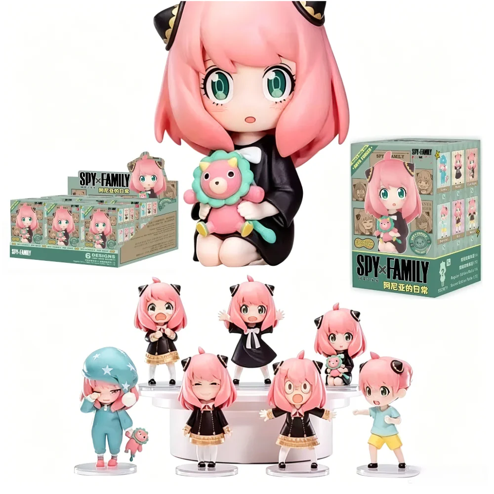 1-6Pcs Spy x Family Anya Series Blind Box Toys Cute Handheld Dolls Mystery Box Models Surprise Bags Girl's Birthday Gifts Toys
1-6Pcs Spy x Family Anya Series Blind Box Toys Cute Handheld Dolls Mystery Box Models Surprise Bags Girl's Birthday Gifts Toys