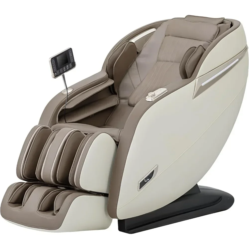 Full Body Massage Chair, Zero Gravity Recliner with Yoga Stretch, Track, Airbags, Heating, Touch Screen, and Foot Massage
Full Body Massage Chair, Zero Gravity Recliner with Yoga Stretch, Track, Airbags, Heating, Touch Screen, and Foot Massage