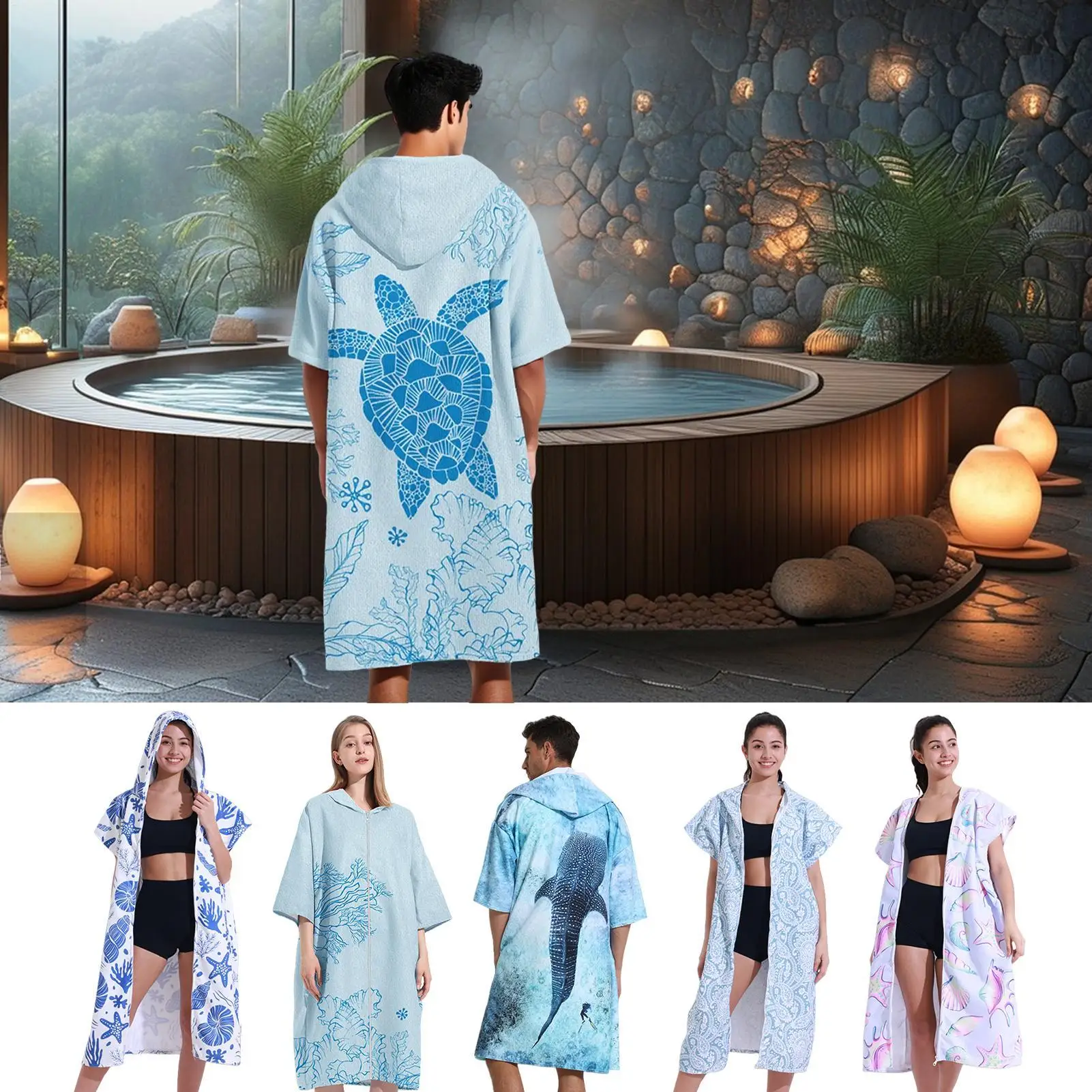 Adult Beach Towels Quick Dry Beach Towel Bath Robes Hooded Bathrobe Blanket Bath Accessories For Men Women Summer Holiday Travel
Adult Beach Towels Quick Dry Beach Towel Bath Robes Hooded Bathrobe Blanket Bath Accessories For Men Women Summer Holiday Travel