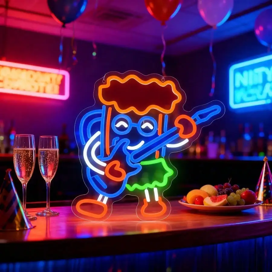 Неоновая вывеска Rocking Dude, светодиодный светильник с регулируемой яркостью, USB-подсветка для бара, музыкальной студии, игровой комнаты, мужской комнаты, вечеринок, домашнего декора, подарки для подростков
Неоновая вывеска Rocking Dude, светодиодный светильник с регулируемой яркостью, USB-подсветка для бара, музыкальной студии, игровой комнаты, мужской комнаты, вечеринок, домашнего декора, подарки для подростков