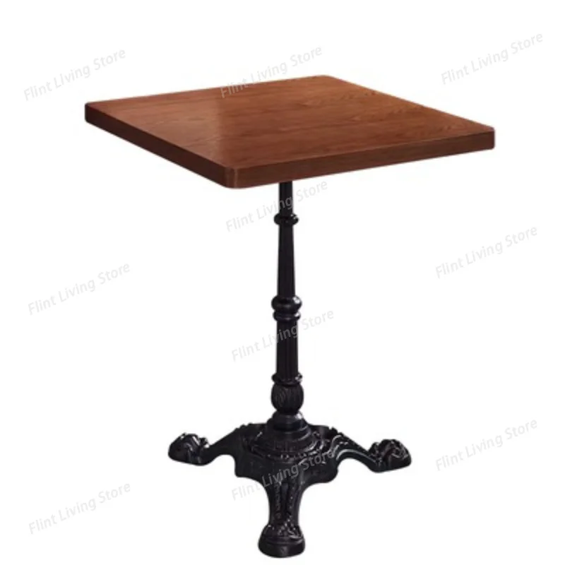 Retro Living Room Café Tables Balcony Round Commercial Bar Café Tables Side Table Metal Furniture wooden dining table
Retro Living Room Café Tables Balcony Round Commercial Bar Café Tables Side Table Metal Furniture wooden dining table