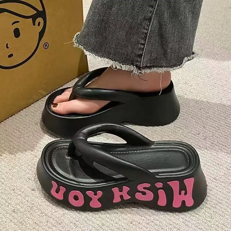 Women's Thick Bottom Wedges Flip Flops 2025 Summer Clip Toe Chunky Platform Sandals Woman Eva Non Slip Outdoor Slippers Slides
Women's Thick Bottom Wedges Flip Flops 2025 Summer Clip Toe Chunky Platform Sandals Woman Eva Non Slip Outdoor Slippers Slides