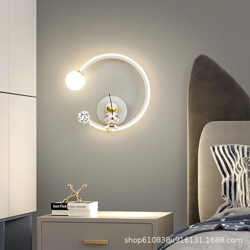 Cute Mini Astronaut Style New Modern LED Wall Lights Living Children Study Room Baby Bedroom Bedside Home Lamps Indoor Lighting
Cute Mini Astronaut Style New Modern LED Wall Lights Living Children Study Room Baby Bedroom Bedside Home Lamps Indoor Lighting