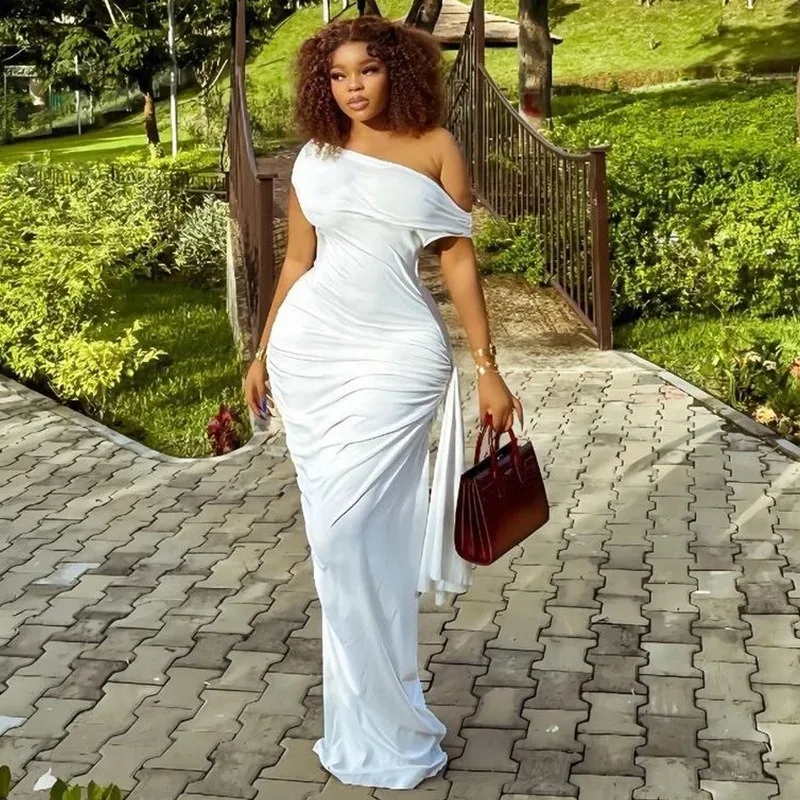 Women's Diagonal Collar Raglan Sleeve Pleated Dress, Ribbons Decoration, Hips Wrapped, Solid Color
Women's Diagonal Collar Raglan Sleeve Pleated Dress, Ribbons Decoration, Hips Wrapped, Solid Color