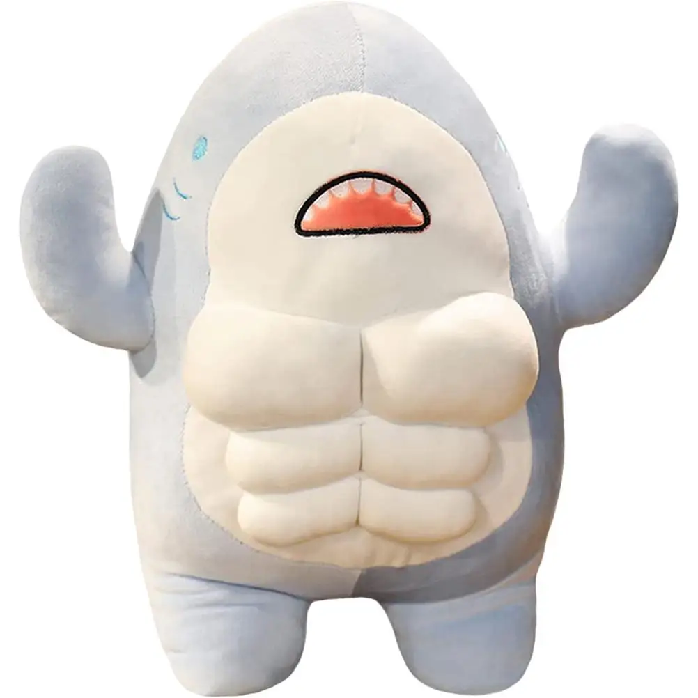 Shark Stuffed Toy 45cm Muscles Adorable Cartoon Decorative Pillow Kids Bedroom Living Room Sofa Soft cuddly Animal
Shark Stuffed Toy 45cm Muscles Adorable Cartoon Decorative Pillow Kids Bedroom Living Room Sofa Soft cuddly Animal