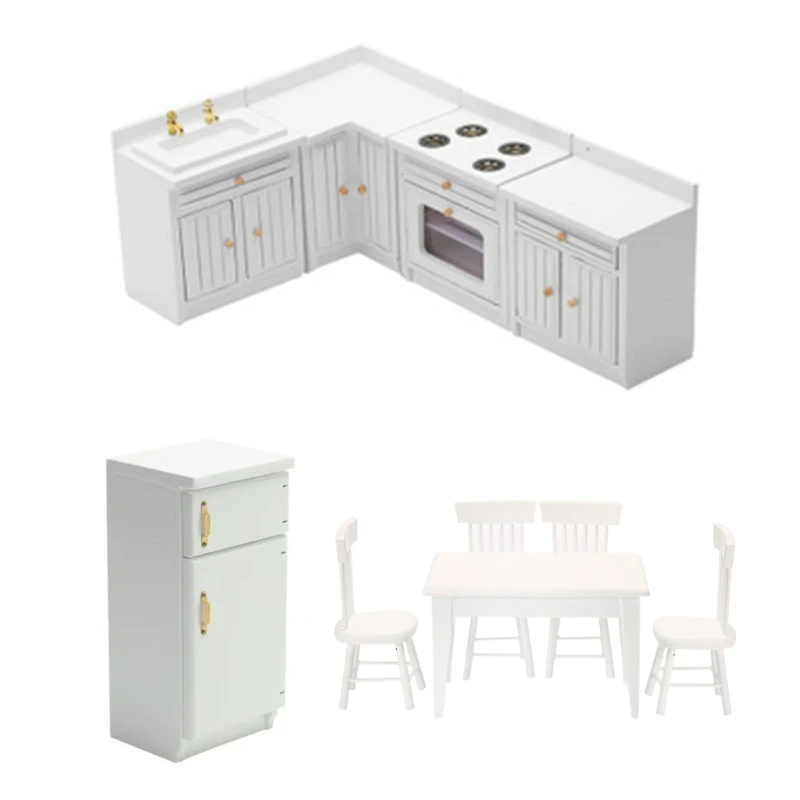 54DA DIY 1/12 Scale Toy Kitchen Countertop and Sink Model Set Natural Building
54DA DIY 1/12 Scale Toy Kitchen Countertop and Sink Model Set Natural Building