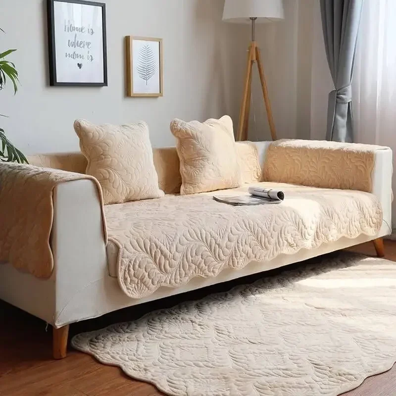 Short Plush Sofa Towel Winter European-style Brief Sofa Cover Solid Color Non-slip Couch Cover Universal for Living Room
Short Plush Sofa Towel Winter European-style Brief Sofa Cover Solid Color Non-slip Couch Cover Universal for Living Room