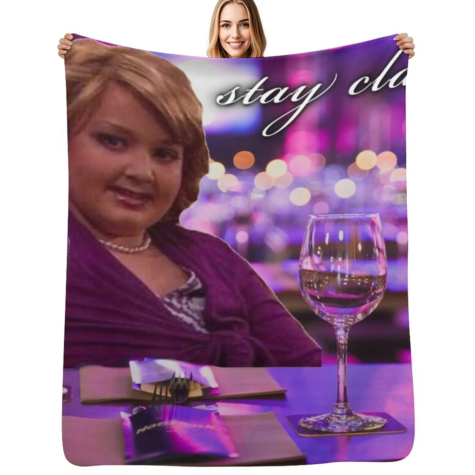 girl gibby at the bar: stay classy Throw Blanket All Season Soft Lightweight Blanket for Home
girl gibby at the bar: stay classy Throw Blanket All Season Soft Lightweight Blanket for Home