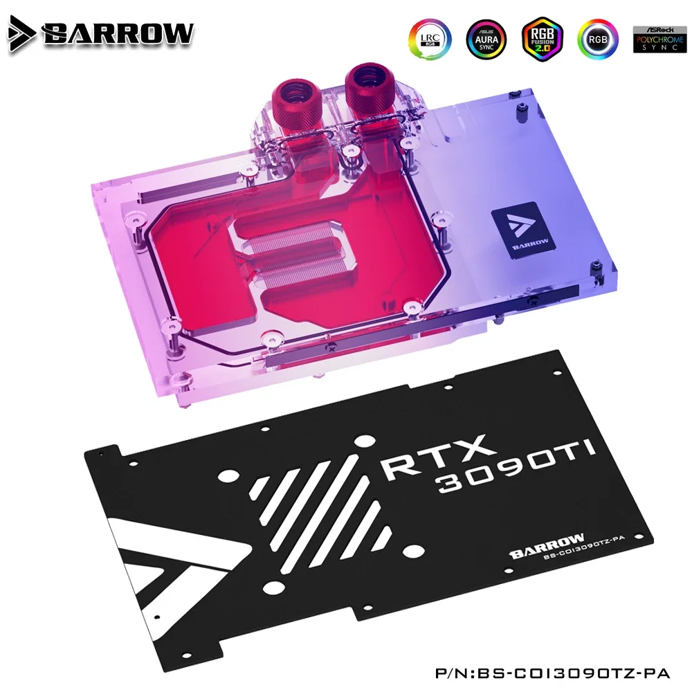 Блок водяного охлаждения графического процессора Barrow для красочных iGaming RTX 3090TI Neptune/Vulcan OC Bwith, задняя панель из алюминиевого сплава
Блок водяного охлаждения графического процессора Barrow для красочных iGaming RTX 3090TI Neptune/Vulcan OC Bwith, задняя панель из алюминиевого сплава
