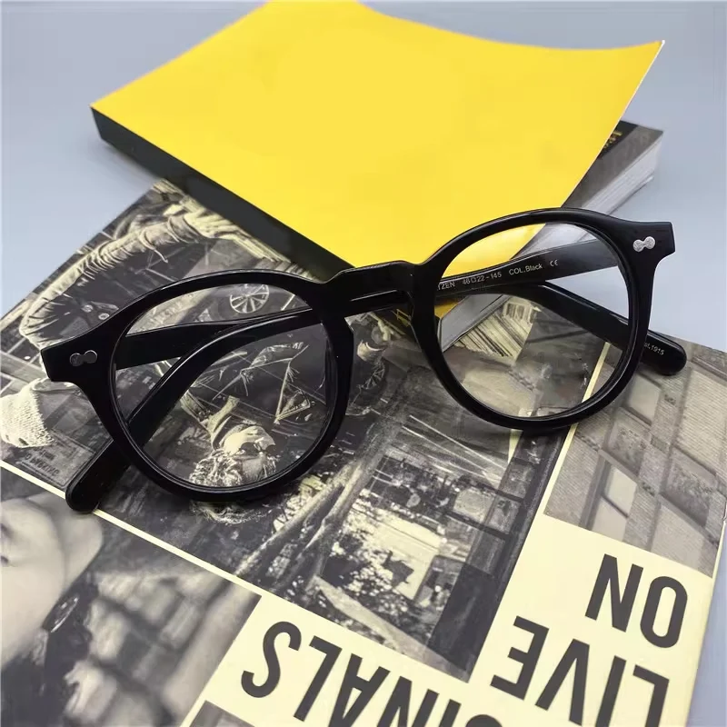 High-Quality Optical Glasses Men Johnny Depp Miltzen Acetate Spectacle Frame Round Retro Brand designer Computer Eyeglasses
High-Quality Optical Glasses Men Johnny Depp Miltzen Acetate Spectacle Frame Round Retro Brand designer Computer Eyeglasses