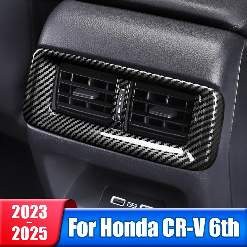 Car Rear Air Conditioning Vent Outlet Trim Frame Cover For Honda CRV 6th Gen 2023 2024 2025 / CR-V Hybrid Accessories
Car Rear Air Conditioning Vent Outlet Trim Frame Cover For Honda CRV 6th Gen 2023 2024 2025 / CR-V Hybrid Accessories