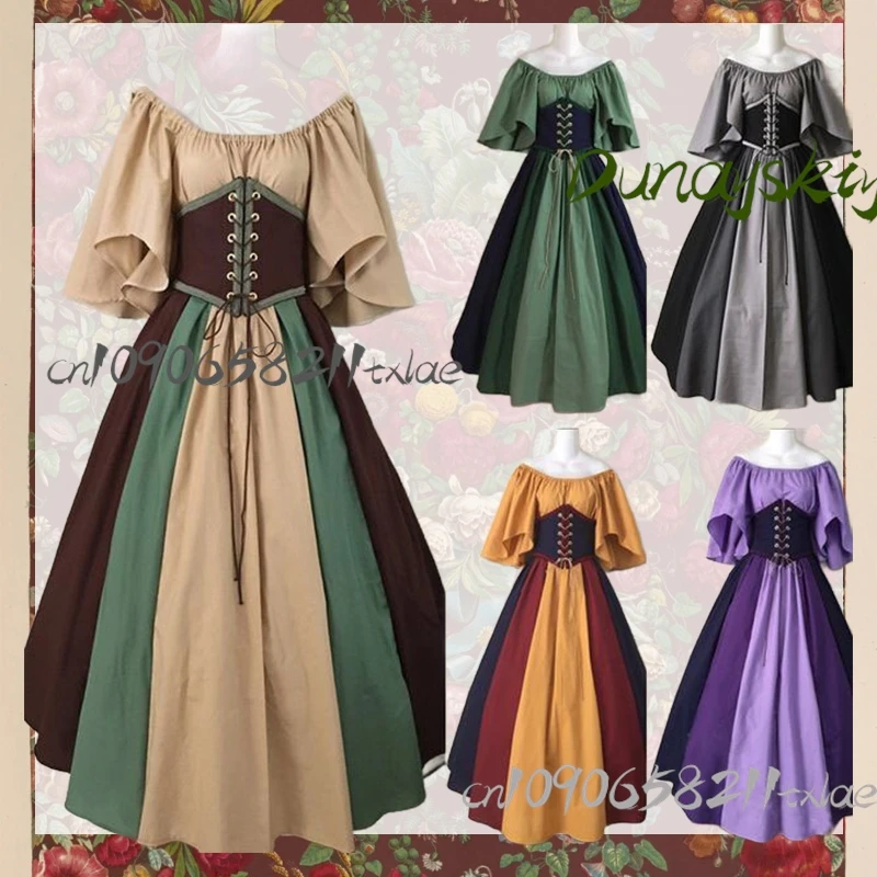 Womens Victorian Dress Renaissance Irish Costumes for Women Medieval Dresses Halloween Cosplay Costume Vintage Princess Outfits
Womens Victorian Dress Renaissance Irish Costumes for Women Medieval Dresses Halloween Cosplay Costume Vintage Princess Outfits