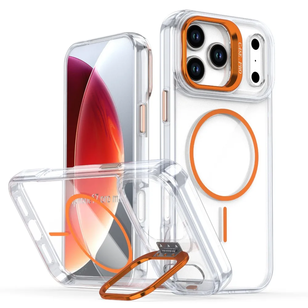 Чехол-подставка для телефона iPhone 17 Pro 17 Pro Max 17Air 16E 15 Plus 14, магнитный прозрачный защитный чехол с защитой от падения
Чехол-подставка для телефона iPhone 17 Pro 17 Pro Max 17Air 16E 15 Plus 14, магнитный прозрачный защитный чехол с защитой от падения