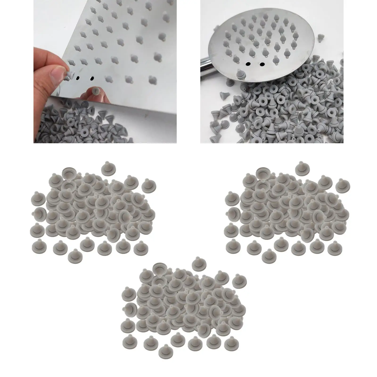 100x Sprinkler Spouts Shower Head Nozzles Silicone Replace Parts Light Grey Universal Round Bathroom Shower Head Spray Nozzle
100x Sprinkler Spouts Shower Head Nozzles Silicone Replace Parts Light Grey Universal Round Bathroom Shower Head Spray Nozzle
