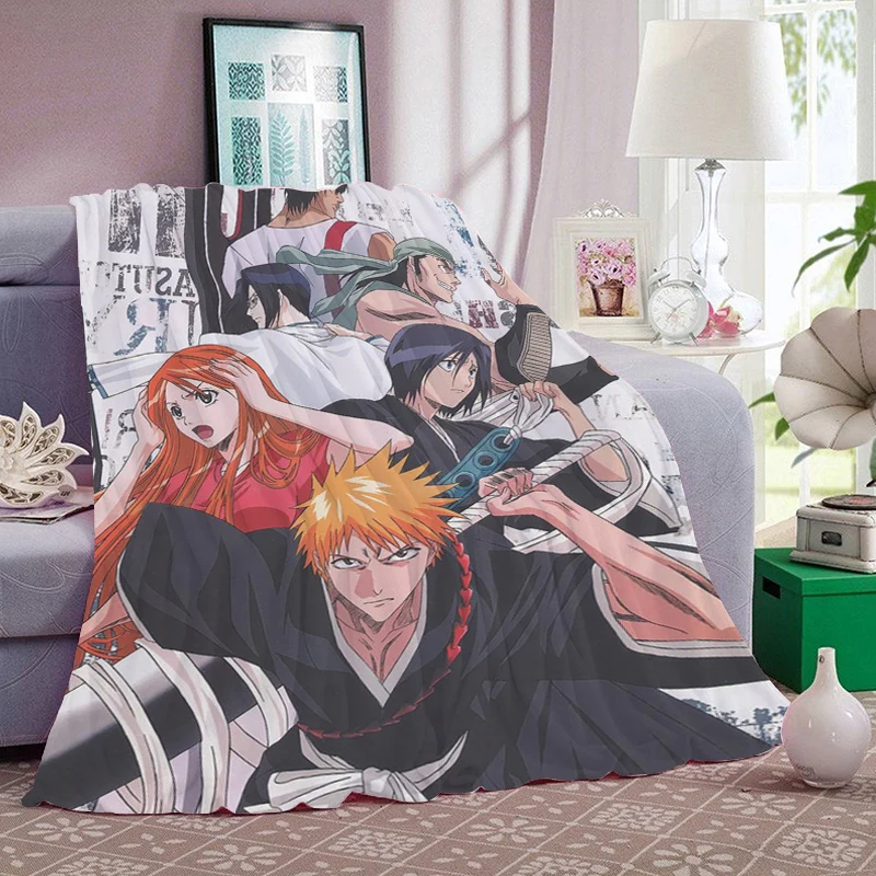 Anime Bed Blanket Sofa Bleach Warm Knee Fleece Camping Custom Nap Fluffy Soft Blankets for Winter Microfiber Bedding King Size
Anime Bed Blanket Sofa Bleach Warm Knee Fleece Camping Custom Nap Fluffy Soft Blankets for Winter Microfiber Bedding King Size