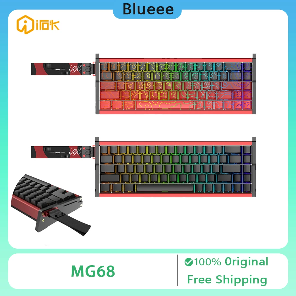 Irok MG68 Pro MG68 MAX Magnetic Switch Keyboard Aluminum Alloy RGB Hot Swap Customized Mechanical Keyboard 8K PC Accessories
Irok MG68 Pro MG68 MAX Magnetic Switch Keyboard Aluminum Alloy RGB Hot Swap Customized Mechanical Keyboard 8K PC Accessories