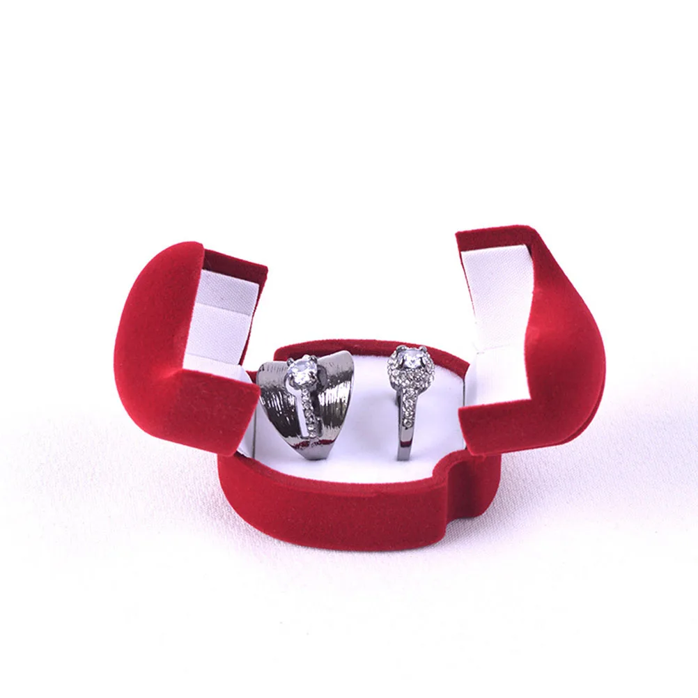 3PCS Red Pair Ring Jewelry Box Jewelry Box Creative Ring Jewelry Case Necklace Earrings Jewelry Tray Gift Holder (Blue)
3PCS Red Pair Ring Jewelry Box Jewelry Box Creative Ring Jewelry Case Necklace Earrings Jewelry Tray Gift Holder (Blue)