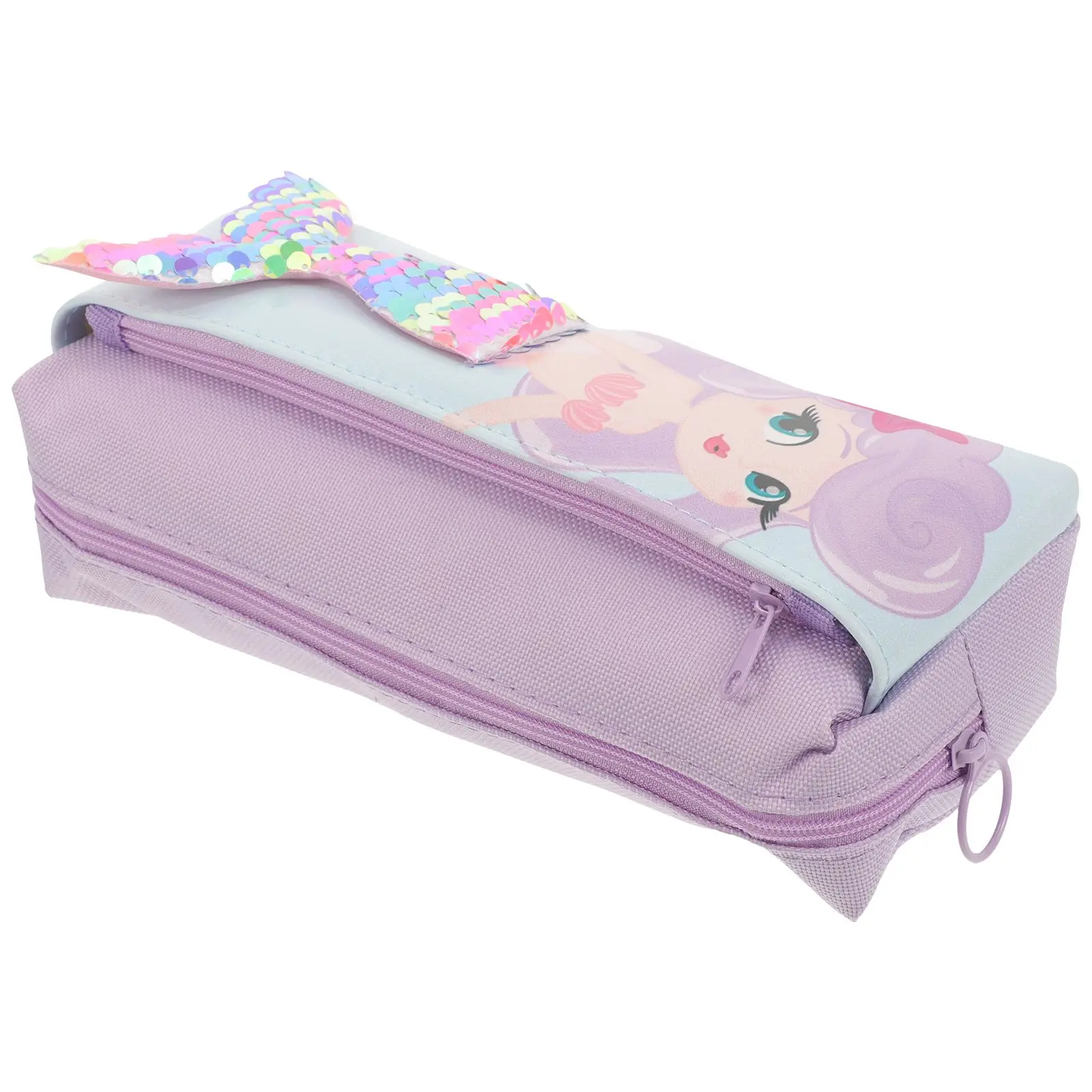 Sequin Pencil Case Cute Mermaid Pen Bag Oxford Cloth Storage Double Layer Zipper Purple Slim Aesthetic School Supplies
Sequin Pencil Case Cute Mermaid Pen Bag Oxford Cloth Storage Double Layer Zipper Purple Slim Aesthetic School Supplies