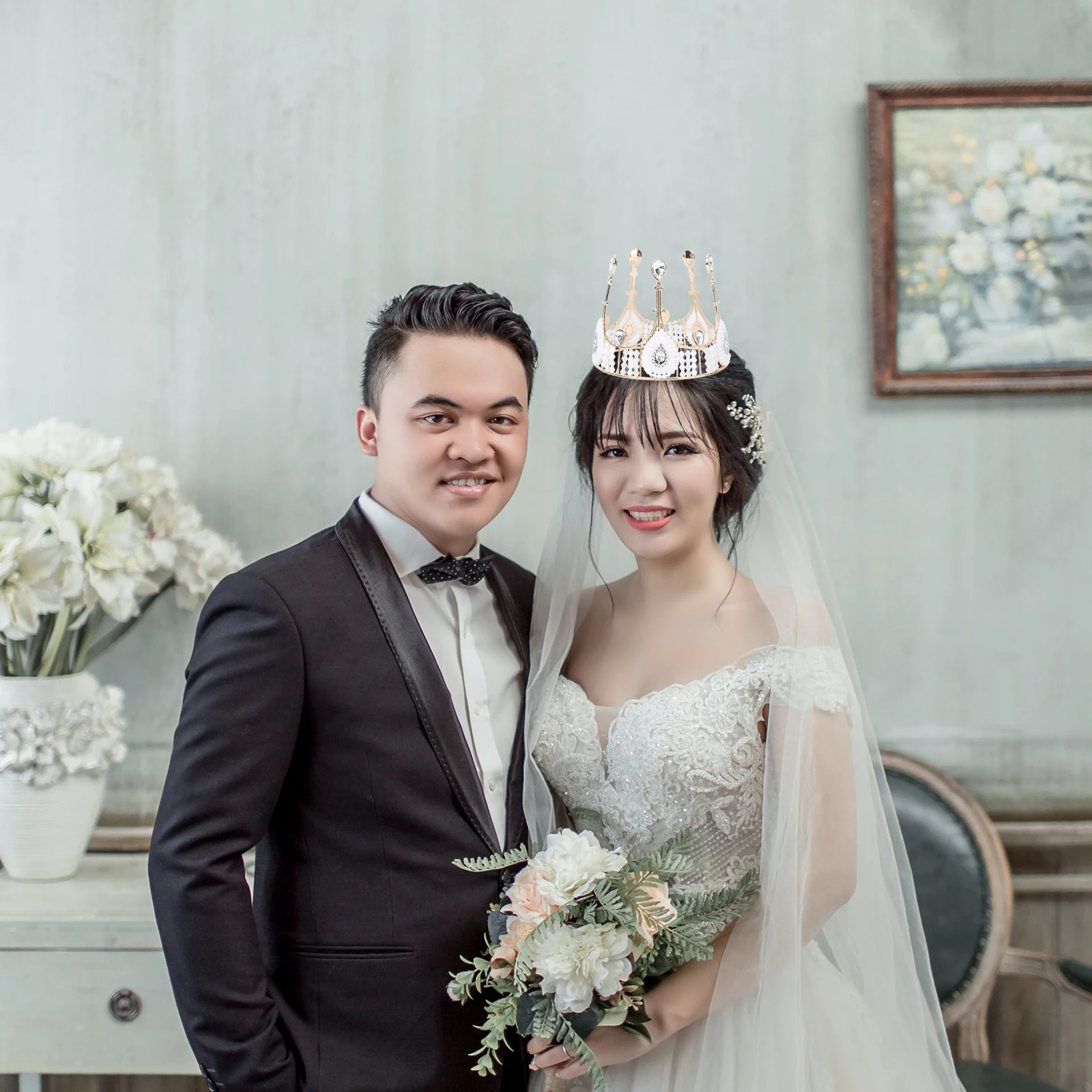 Alloy Crown Accessories Birthday Cake Decoration Elegant Lady Crown Princess Headgear Cake Topper Bridal Decor
Alloy Crown Accessories Birthday Cake Decoration Elegant Lady Crown Princess Headgear Cake Topper Bridal Decor