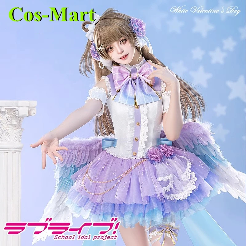 Cos-mart LoveLive! Котори Минами Косплей Костюм Белое Дню Платье Ангел Идол Хэллоуин Рождественская Вечеринка Ролевая Игра Одежда Аниме
Cos-mart LoveLive! Котори Минами Косплей Костюм Белое Дню Платье Ангел Идол Хэллоуин Рождественская Вечеринка Ролевая Игра Одежда Аниме