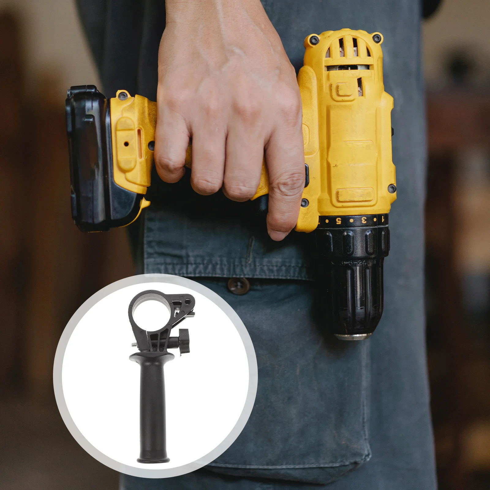 4pcs Impact Drill Handle Adjustable 41-44Mm Plastic Hammer Handle For Electric Drill Non-Slip Cylindrical Grip Grinding Machine
4pcs Impact Drill Handle Adjustable 41-44Mm Plastic Hammer Handle For Electric Drill Non-Slip Cylindrical Grip Grinding Machine