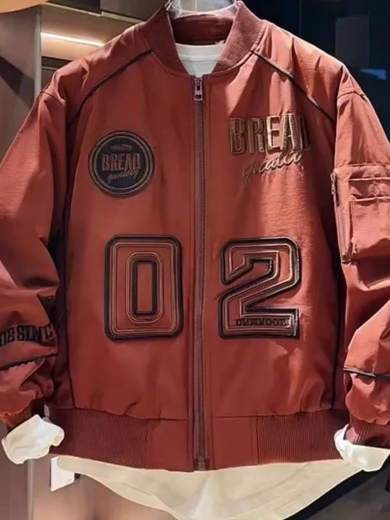 2025 New Men's Baseball Jaet Embroidered Street Sle Retro American Faionable Lettering Windproof Stand Fit Cosite...
2025 New Men's Baseball Jaet Embroidered Street Sle Retro American Faionable Lettering Windproof Stand Fit Cosite...