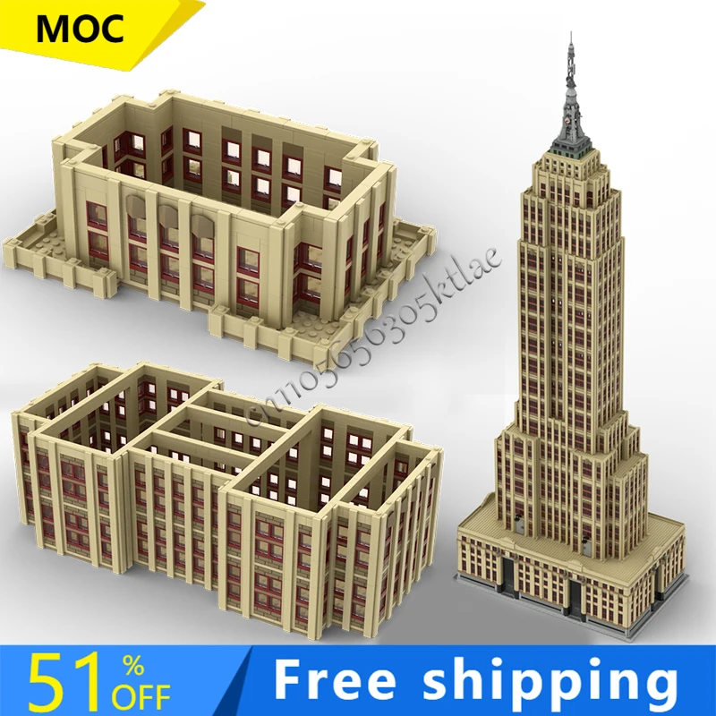 16990Parts MOC City Street Views Modular Skyscraper Building Blocks Diy Educational Assembly Children Toy Popular Birthday Gift
16990Parts MOC City Street Views Modular Skyscraper Building Blocks Diy Educational Assembly Children Toy Popular Birthday Gift