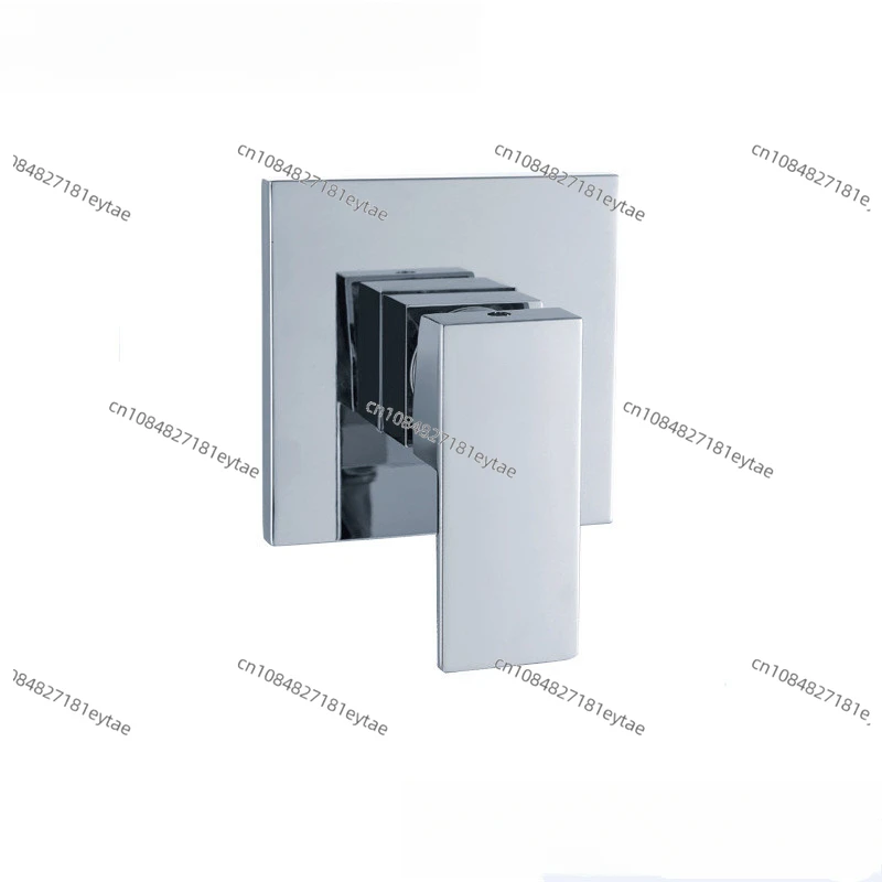 All-copper square three-way wall concealed shower faucet, pre-embedded hot and cold mixing valve, bath
All-copper square three-way wall concealed shower faucet, pre-embedded hot and cold mixing valve, bath