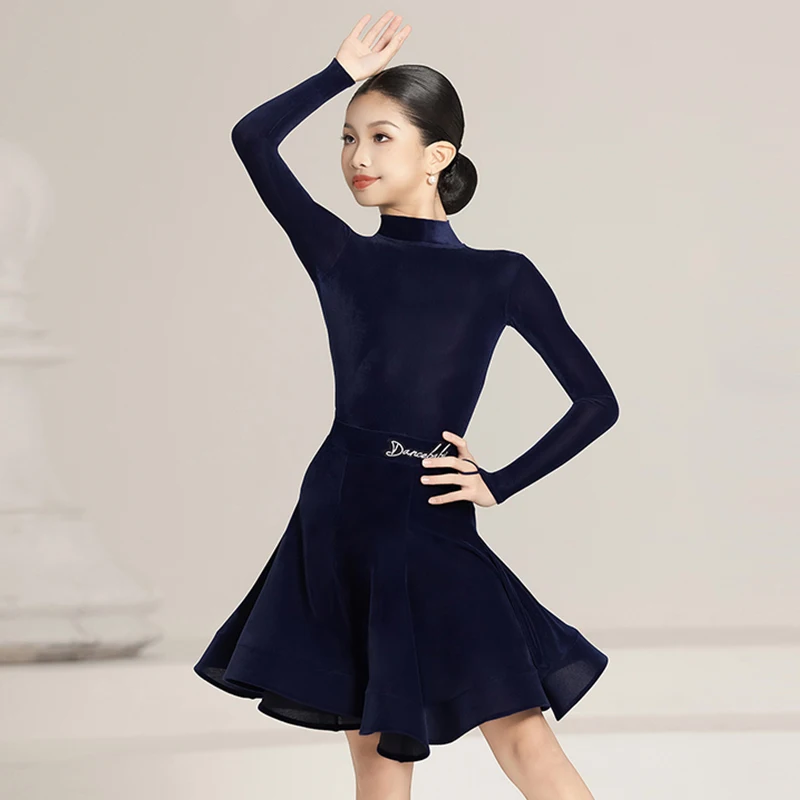 New High Neck Latin Dancing Competition Dress Girls Tango Waltz Dance Costume Children Standard Performance Outfit Black VBH1267
New High Neck Latin Dancing Competition Dress Girls Tango Waltz Dance Costume Children Standard Performance Outfit Black VBH1267